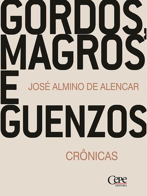 cover image of Gordos, magros e guenzos